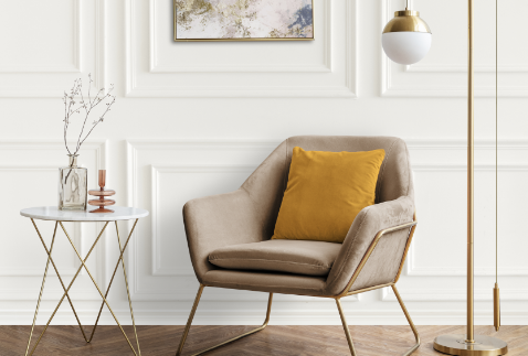picture-frame-by-velvet-armchair